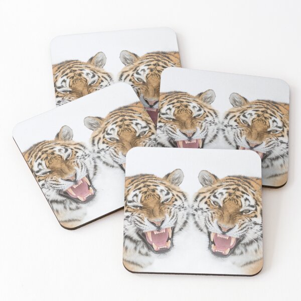 Item preview, Siberian Tiger double portrait designed and sold by Ingo Gerlach.