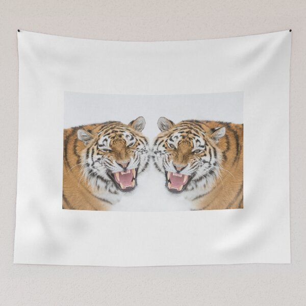 Item preview, Siberian Tiger double portrait designed and sold by Ingo Gerlach.