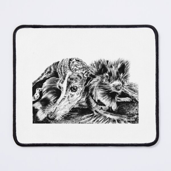 Item preview, A couple of friendly dogs just resting together. designed and sold by AllansArts.