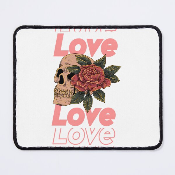 Item preview, Love Skull and Rose - Edgy Vintage Streetwear designed and sold by LoraDesign98.