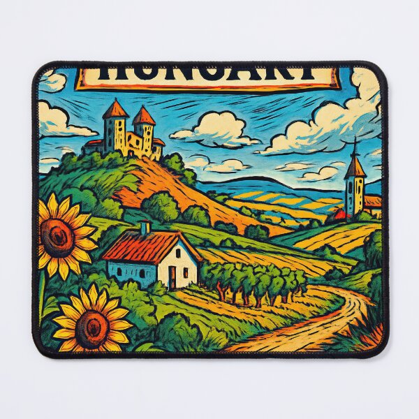 Item preview, Hungary landscape | Comics stylCartoone - designed and sold by ComicsFactory.