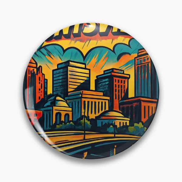 Item preview, Huntsville, city | Comics stylCartoone -  designed and sold by ComicsFactory.