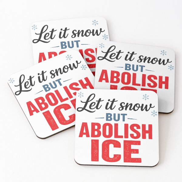 Item preview, ice out let it snow but abolish ice  designed and sold by Uglyandcute.