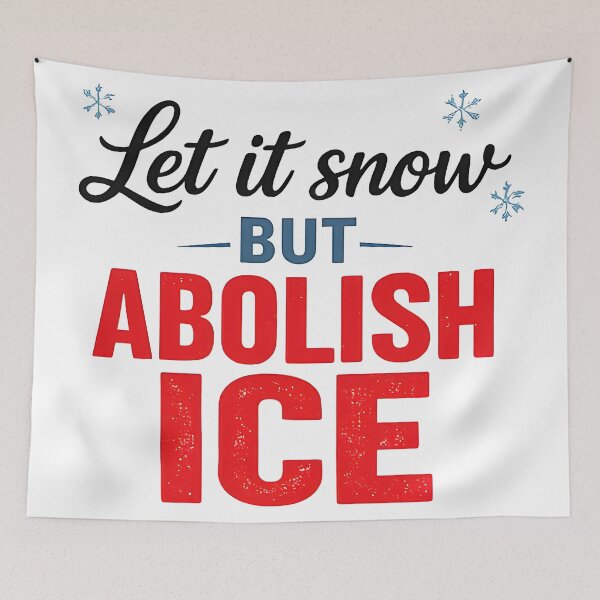 Item preview, ice out let it snow but abolish ice  designed and sold by Uglyandcute.
