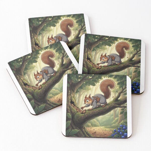 Item preview, Pip the Squirrel in the Canopy designed and sold by WForge - Where thread meets precision.