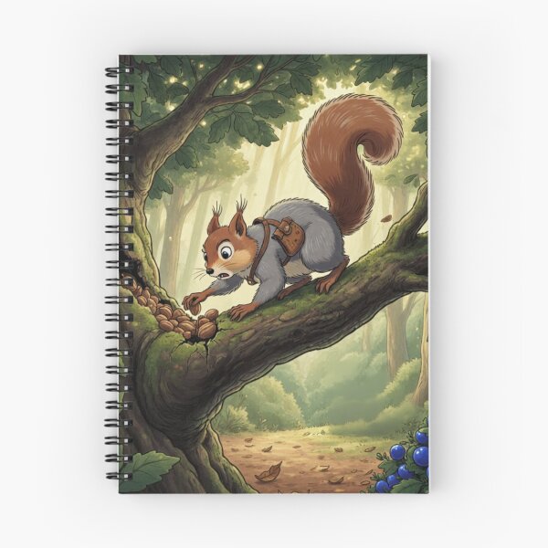 Item preview, Pip the Squirrel in the Canopy designed and sold by WForge - Where thread meets precision.