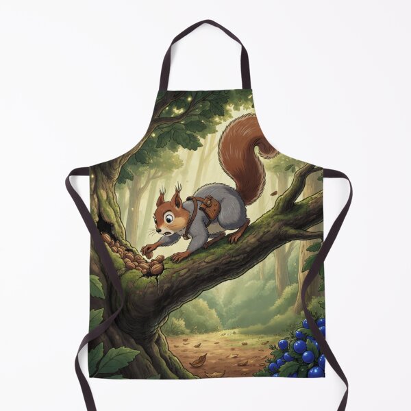 Item preview, Pip the Squirrel in the Canopy designed and sold by WForge - Where thread meets precision.