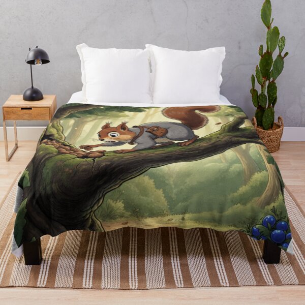 Item preview, Pip the Squirrel in the Canopy designed and sold by WForge - Where thread meets precision.