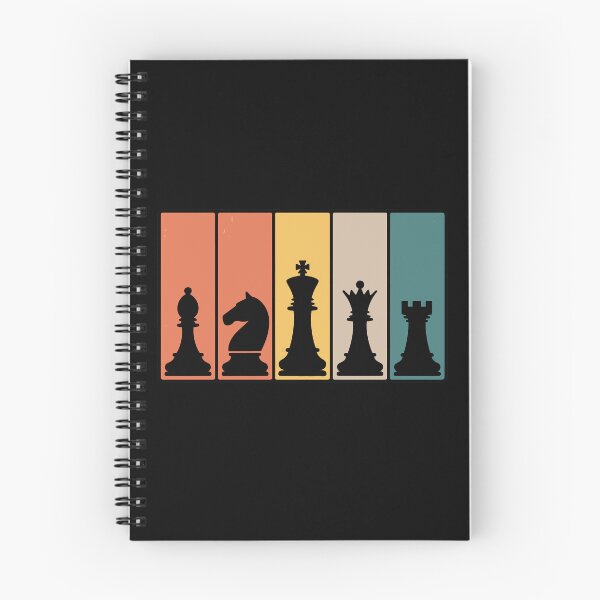 Item preview, Chess Piece Silhouettes on Color Blocks designed and sold by jkrphoto.