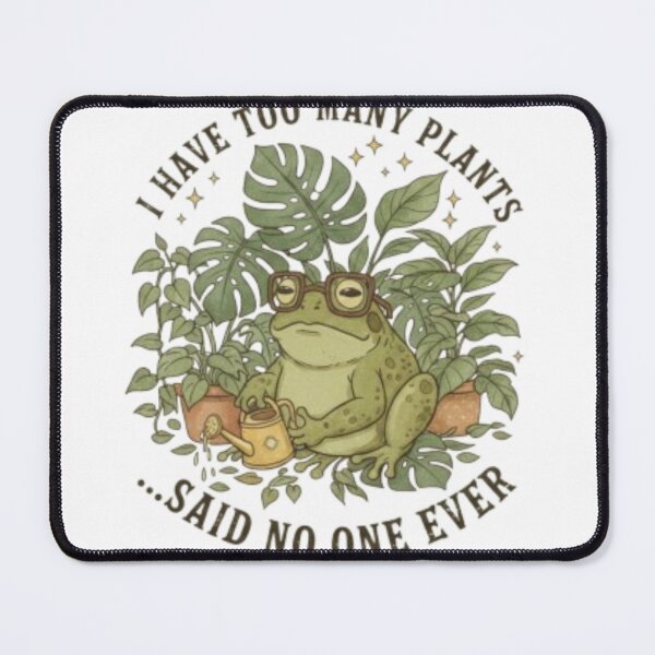 Item preview, Funny Plant Parent Gift - Vintage Toad and Monstera designed and sold by PlantPulse.