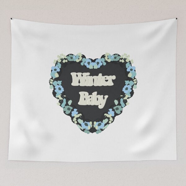 Item preview, Winter Baby Season Love Heart Birthday Cake designed and sold by FreeOrca.