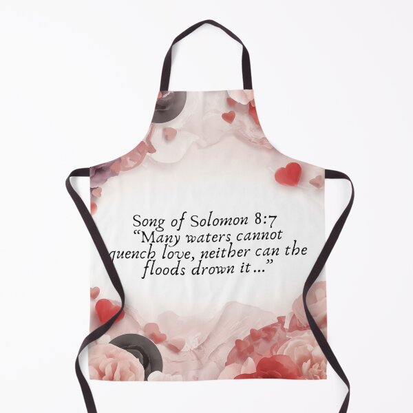 Item preview, Many waters can quench Love Bible verse design designed and sold by TheProverbsMom.