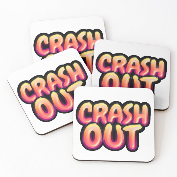 Item preview, Crash Out Bubble Style Text designed and sold by Vinji-art.