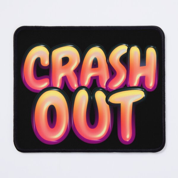 Item preview, Crash Out Bubble Style Text designed and sold by Vinji-art.