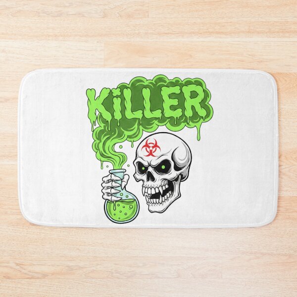 Item preview, Maniac Skull with Toxic Potion – Killer Neon Sticker designed and sold by YounexxART.