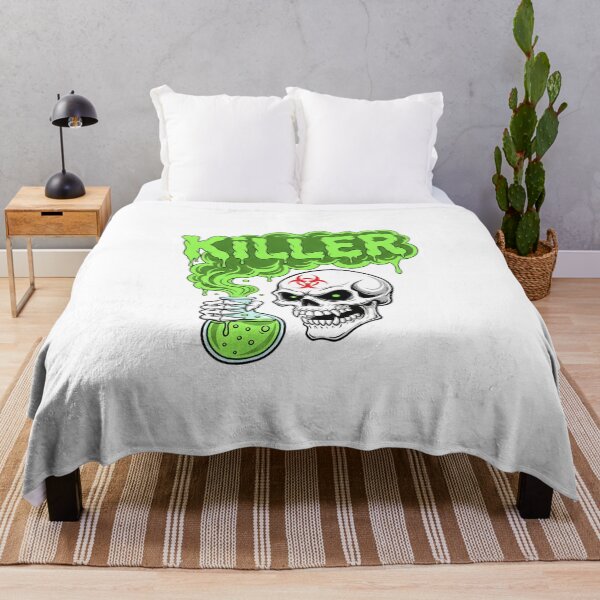 Item preview, Maniac Skull with Toxic Potion – Killer Neon Sticker designed and sold by YounexxART.