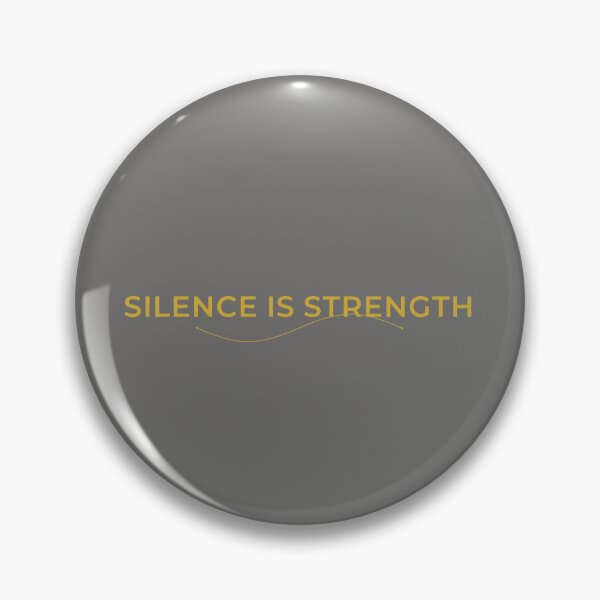 Item preview, Silence Is Strength – Minimalist Inspirational Quote Typography designed and sold by InnerFaith.