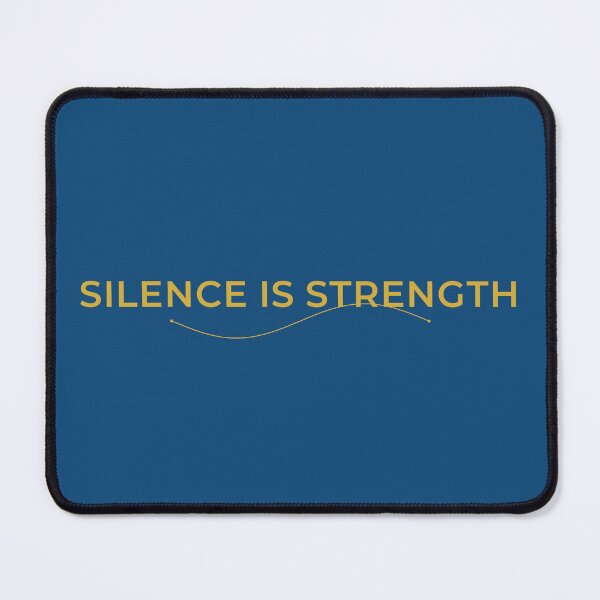 Item preview, Silence Is Strength – Minimalist Inspirational Quote Typography designed and sold by InnerFaith.