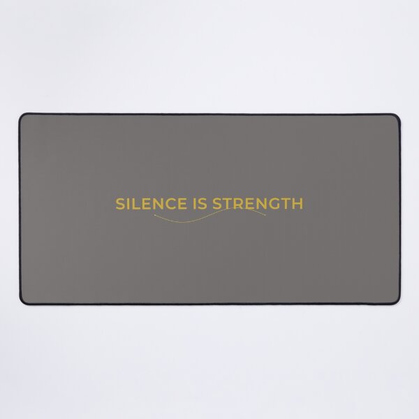 Item preview, Silence Is Strength – Minimalist Inspirational Quote Typography designed and sold by innerfaith.