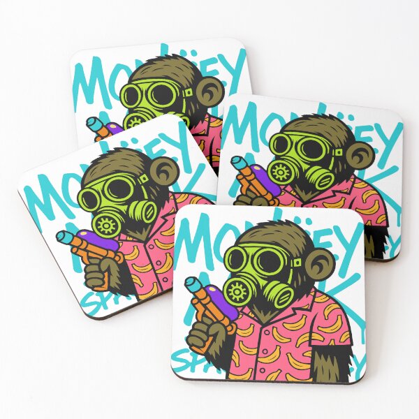 Item preview, MONKEY MARK – Gas Mask Ape designed and sold by DixTartare.