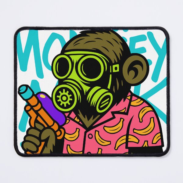 Item preview, MONKEY MARK – Gas Mask Ape designed and sold by DixTartare.
