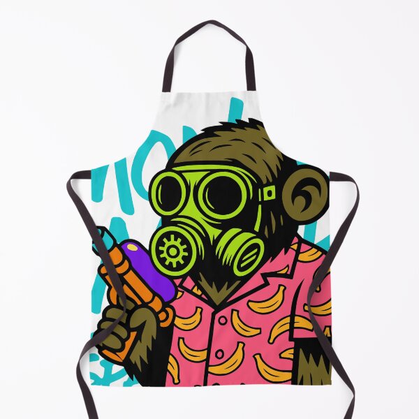 Item preview, MONKEY MARK – Gas Mask Ape designed and sold by DixTartare.