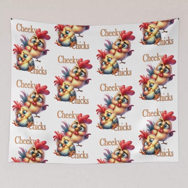 Item preview, Cheeky chicks, tale of two chickens designed and sold by LoneAngel.