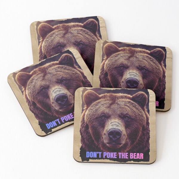 Item preview, Don't Poke The Bear - Vintage Cardboard Edition - Grizzly King  designed and sold by NaturalBeautySebastian .