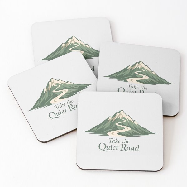 Item preview, Take the Quiet Road Mountain Design designed and sold by PrintandJoy.
