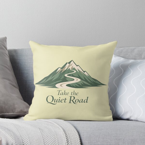 Item preview, Take the Quiet Road Mountain Design designed and sold by PrintandJoy.