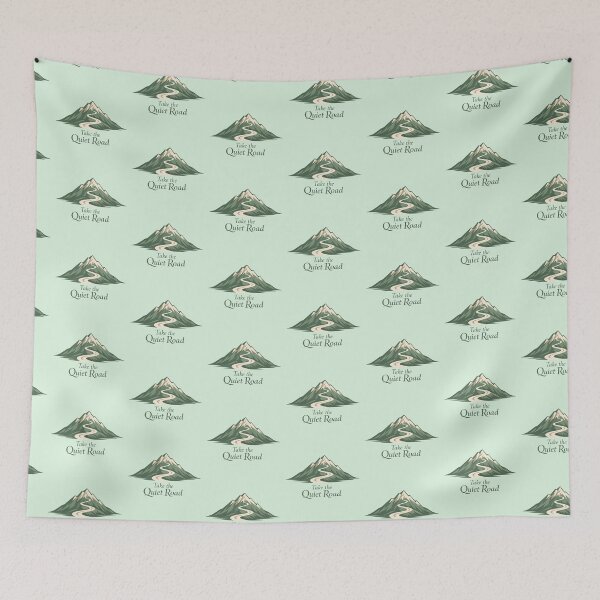 Item preview, Take the Quiet Road Mountain Design designed and sold by PrintandJoy.