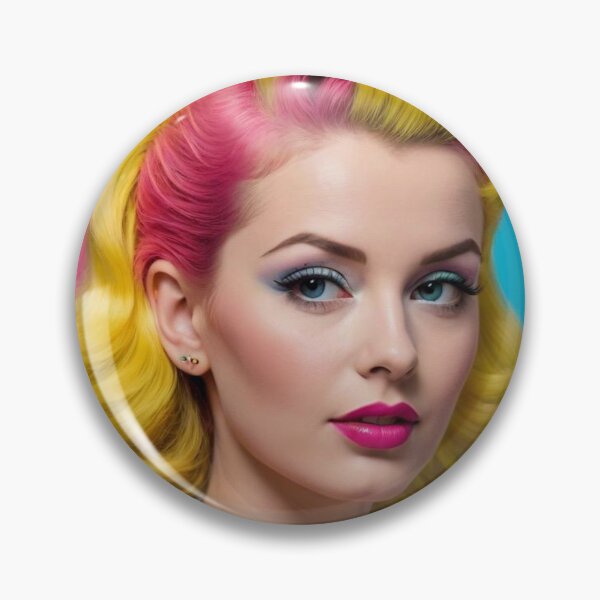 Item preview, Pop Art Pin Up Girl Portrait | 1940s Pinup Art designed and sold by MissSaylor.