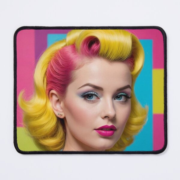 Item preview, Pop Art Pin Up Girl Portrait | 1940s Pinup Art designed and sold by MissSaylor.
