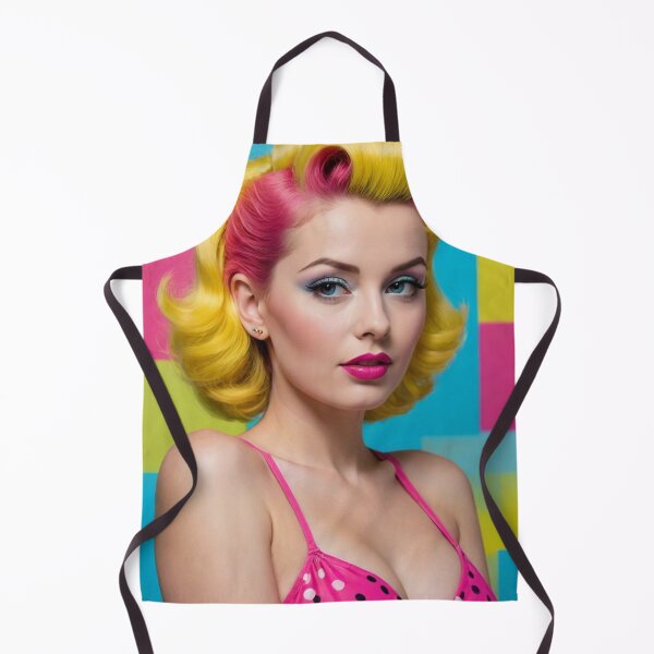 Item preview, Pop Art Pin Up Girl Portrait | 1940s Pinup Art designed and sold by MissSaylor.