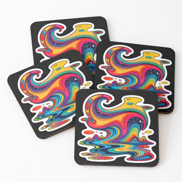 Item preview, Abstract Pop Flow – Colorful Street Art Urban Illustration designed and sold by PLUSHIWORLDtm.
