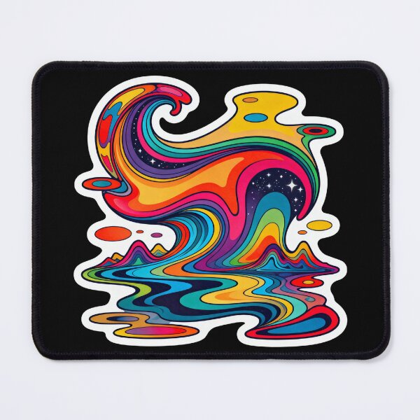 Item preview, Abstract Pop Flow – Colorful Street Art Urban Illustration designed and sold by PLUSHIWORLDtm.