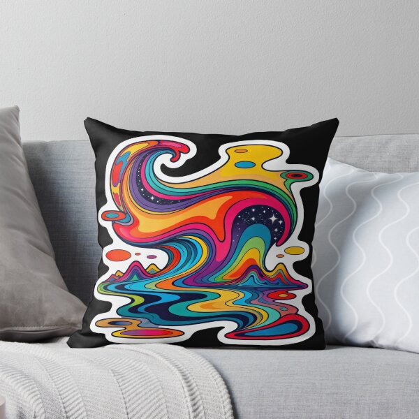 Item preview, Abstract Pop Flow – Colorful Street Art Urban Illustration designed and sold by PLUSHIWORLDtm.
