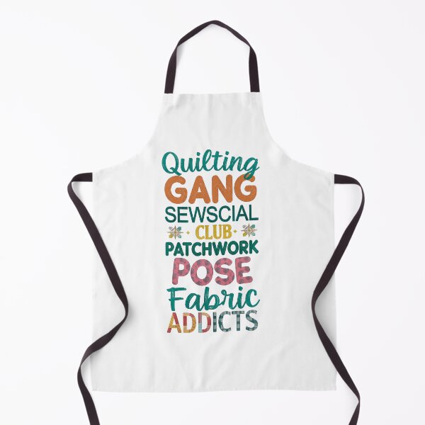 Item preview, Quilting Gang Typography Collage | Colorful Sewing Quotes designed and sold by Twenty2Creative.
