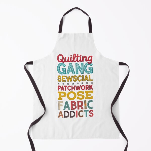 Item preview, Quilting Gang Typography Collage | Colorful Sewing Quotes designed and sold by Twenty2Creative.