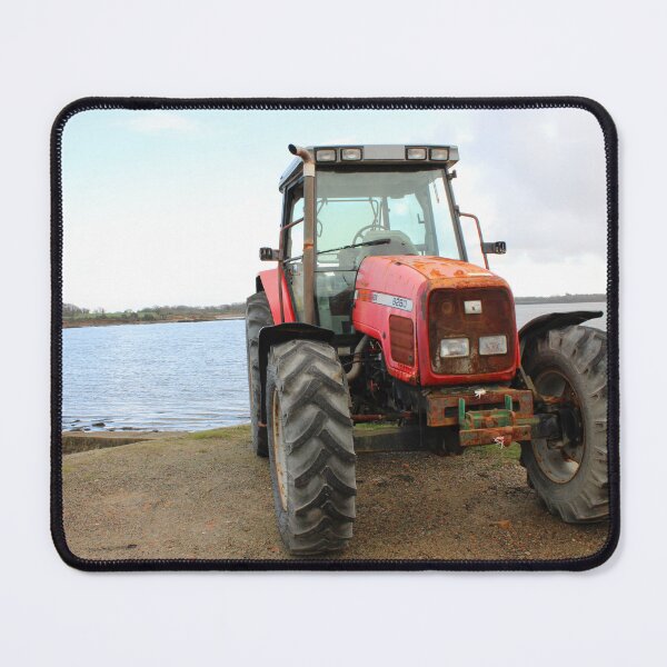 Item preview, Old Red Tractor by the Sea – Brittany France designed and sold by Open Road Gallery .