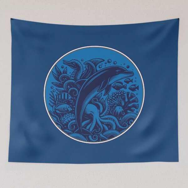 Item preview, Dolphin & Ocean Friends designed and sold by Analog Aura .