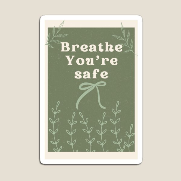 Item preview, Breathe you're safe designed and sold by aliceworks.