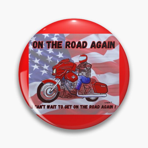 Item preview, ON THE ROAD AGAIN. MOTORCYCLE IN AMERICA designed and sold by Arty-Coop.