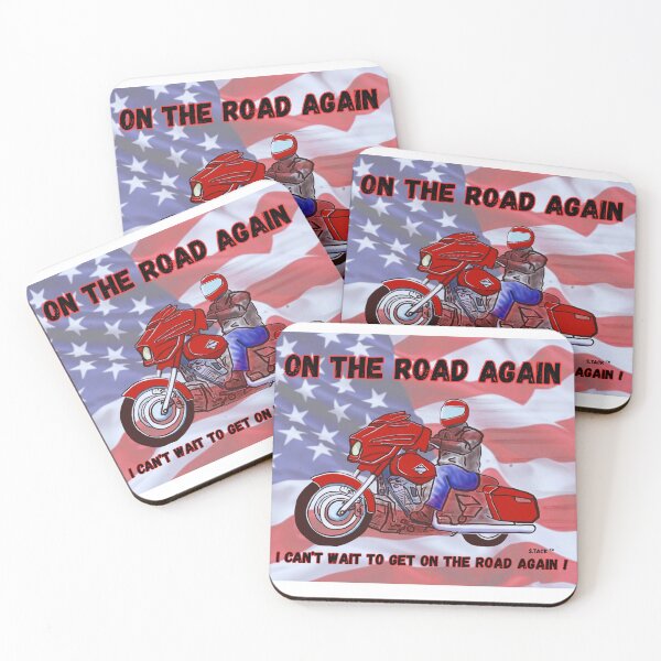 Item preview, ON THE ROAD AGAIN. MOTORCYCLE IN AMERICA designed and sold by Arty-Coop.