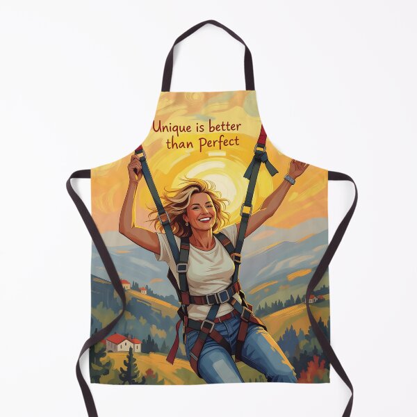 Item preview, Being unique is better than being perfect - Mid age woman bungee jumping designed and sold by Ponted.