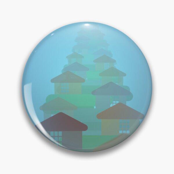 Item preview, Distant village designed and sold by Louciz_.