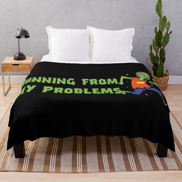 Item preview, Running From My Problems Funny Zombie designed and sold by CreareAT.