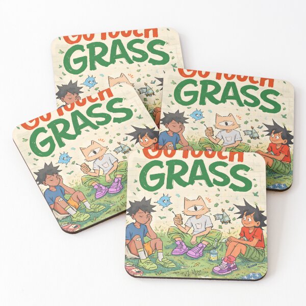 Item preview, Go Touch Grass designed and sold by Matinez Pink.