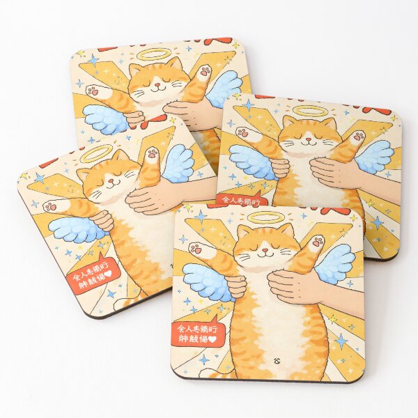 Item preview, Heavenly Cat designed and sold by Matinez Pink.
