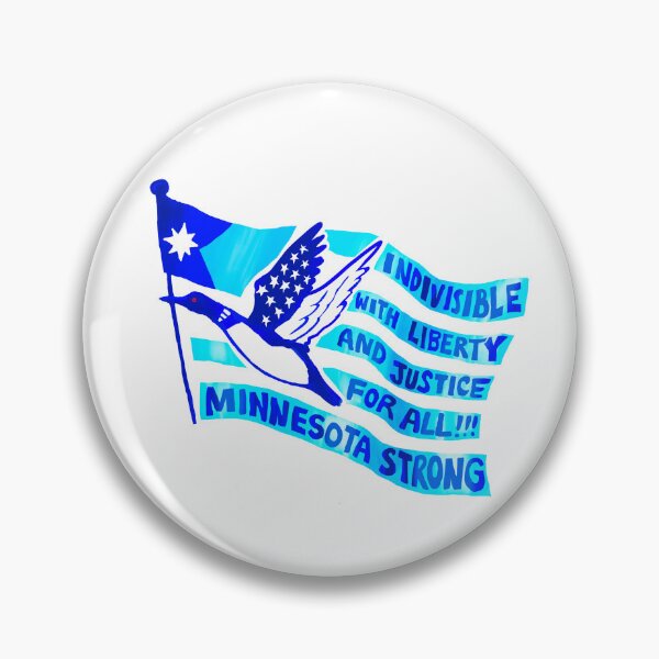 Item preview, Indivisible with Liberty and Justice For All Minnesota Strong designed and sold by Bonnie Bee’s Minnesota Strong Shop.
